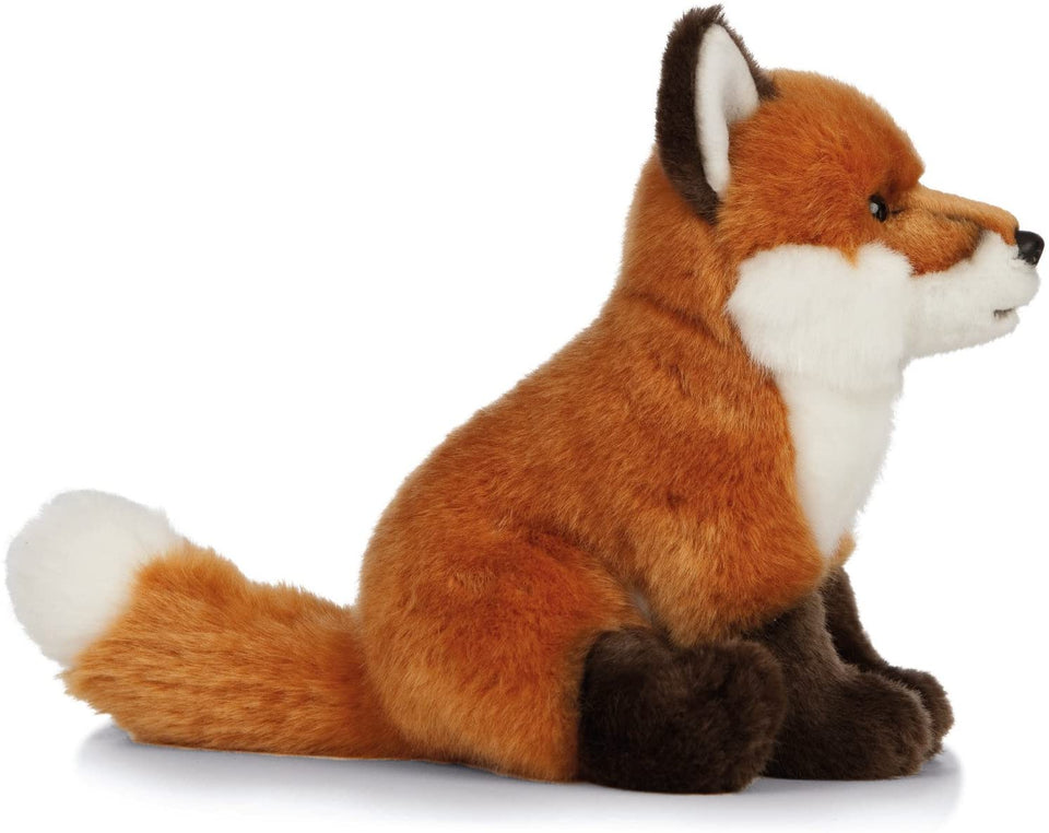 LIVING NATURE FOX MEDIUM SOFT CUDDLY PLUSH TOY TEDDY