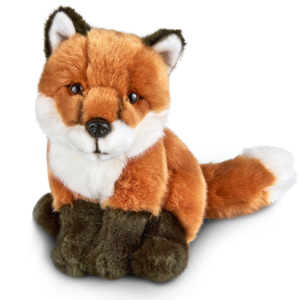 LIVING NATURE FOX MEDIUM SOFT CUDDLY PLUSH TOY TEDDY