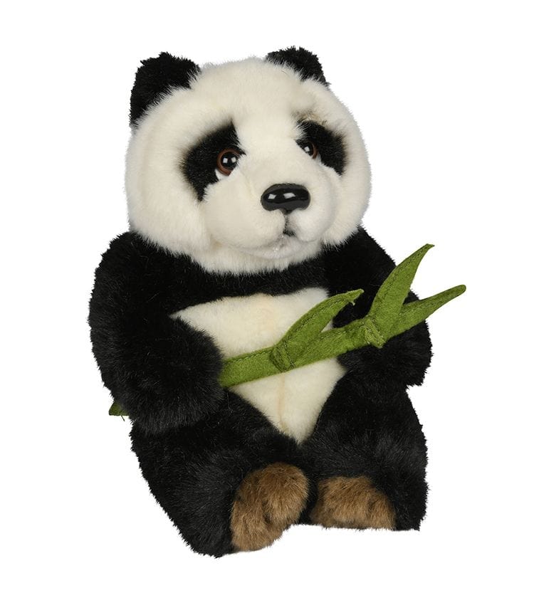 NEW PLUSH PANDA & BAMBOO B10832 SOFT CUDDLY TOY TEDDY