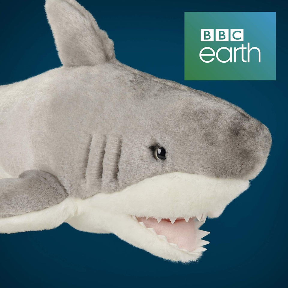 NEW OFFICIAL 10" BBC BLUE PLANET EARTH SHARK 12455 PLUSH SOFT TOY