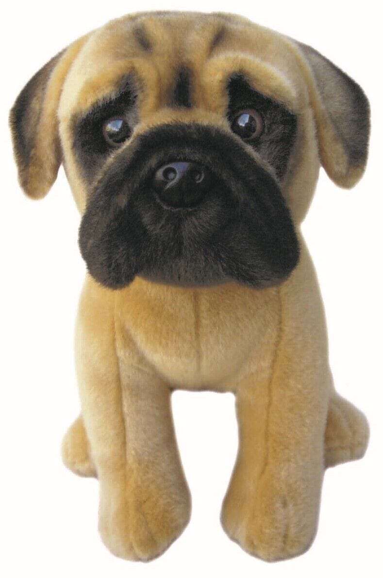 FAITHFUL FRIENDS PLUSH 12" BULLMASTIFF CUDDLY SOFT TOY PUPPY DOG TEDDY