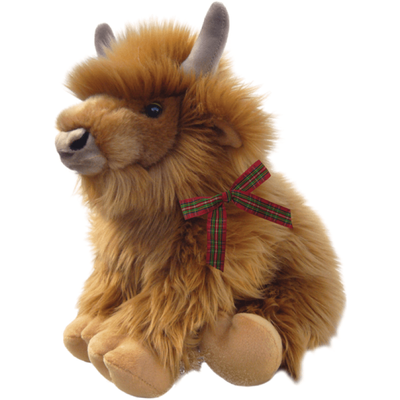 FAITHFUL FRIENDS HARRY HIGHLAND COW 12 CUDDLY SOFT PLUSH TOY Kingdom of Toys UK