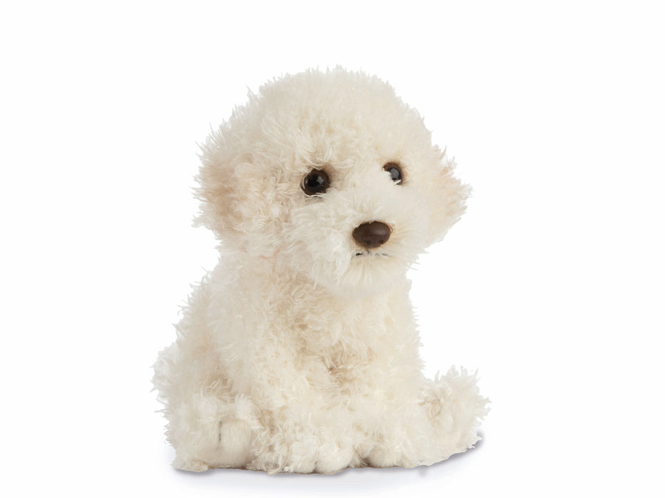 LIVING NATURE LABRADOODLE PUPPY SOFT PLUSH ANIMAL DOG