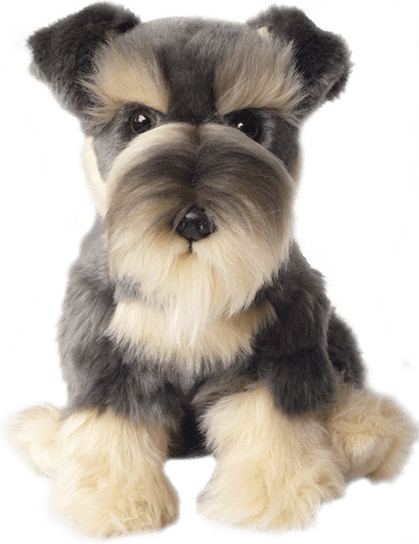 SCHNAUZER DOG FAITHFUL FRIENDS SOFT CUDDLY PLUSH DOG TOY TEDDY Kingdom of Toys UK