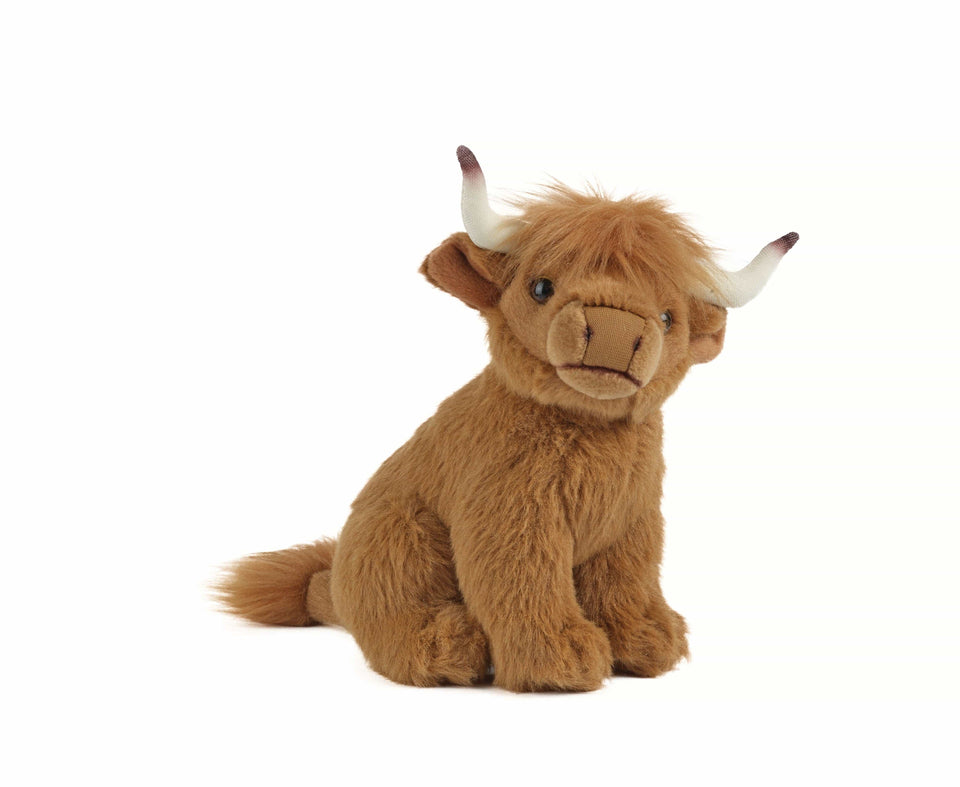 LIVING NATURE HIGHLAND COW SOFT CUDDLY PLUSH TOY