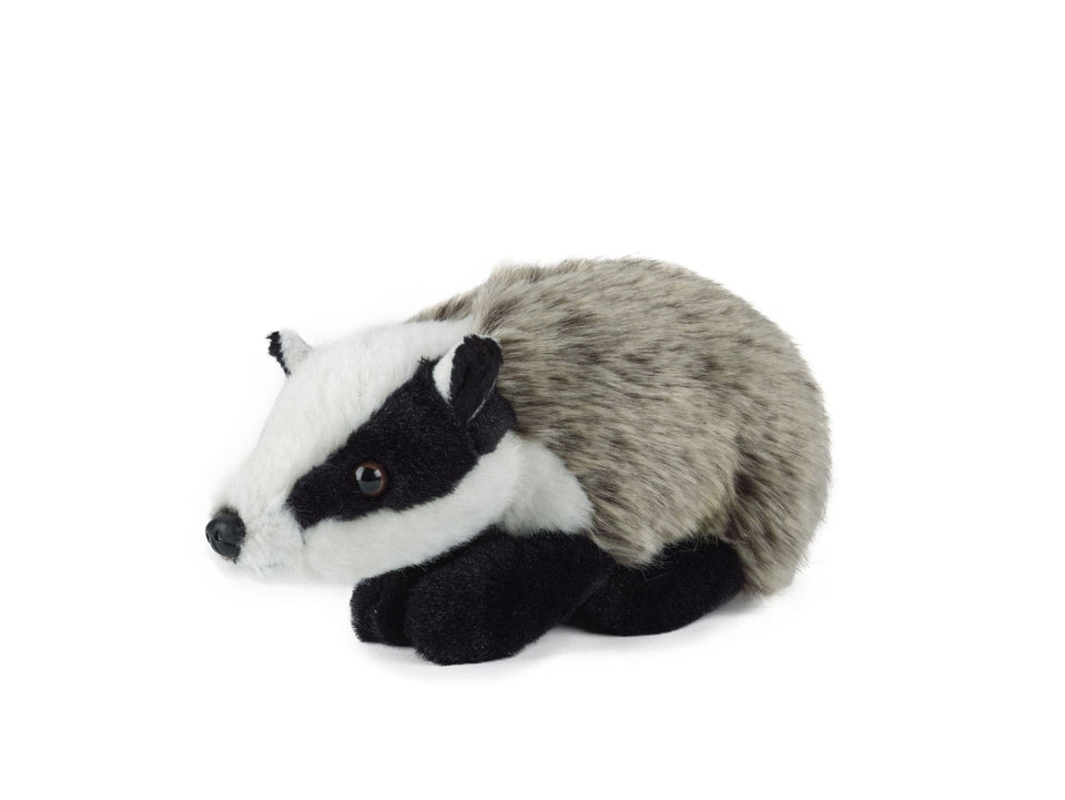 LIVING NATURE BADGER SOFT CUDDLY PLUSH TOY TEDDY