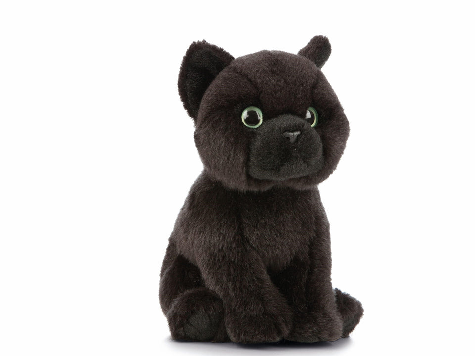 LIVING NATURE BOMBAY BLACK KITTEN CAT PLUSH TOY TEDDY