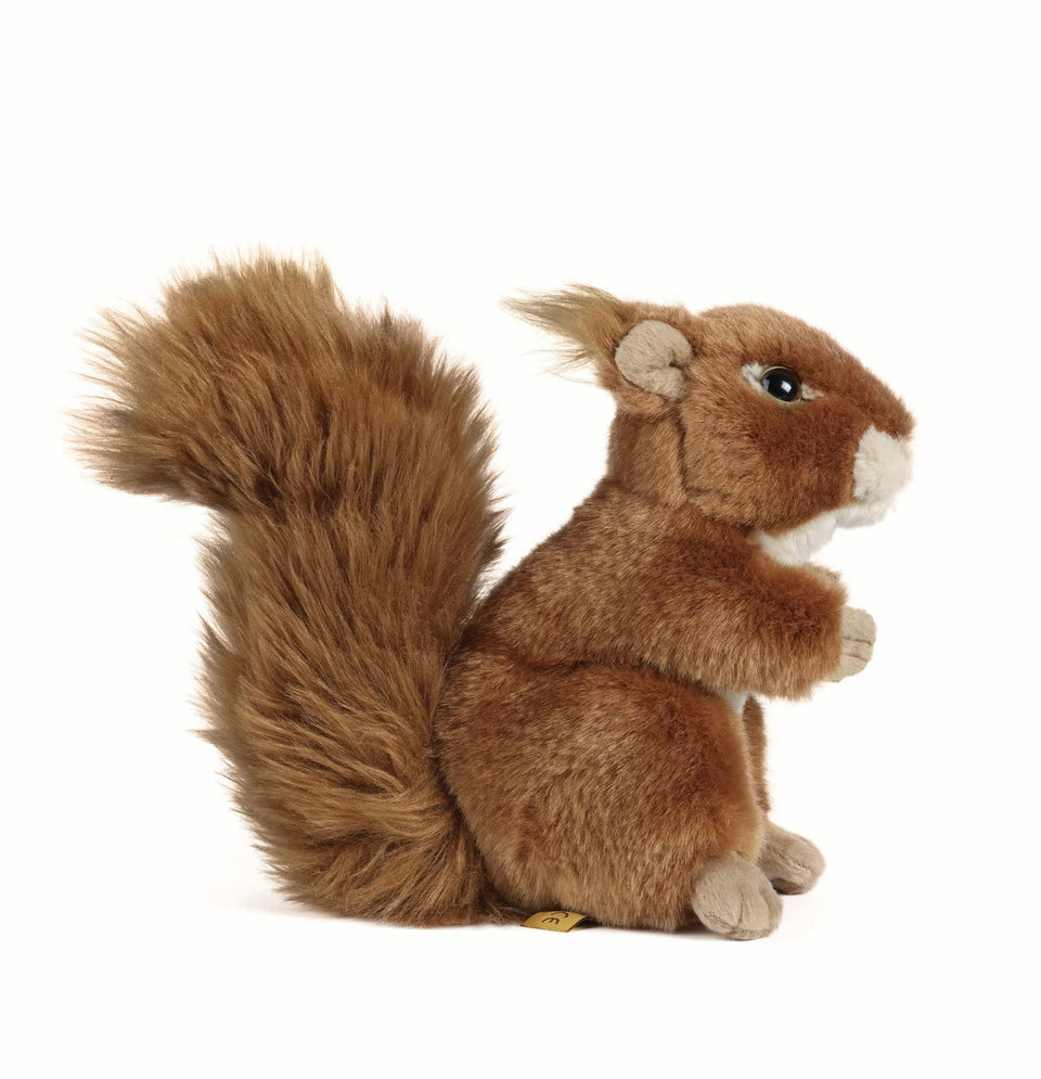 LIVING NATURE SQUIRREL PLUSH SOFT RED CUDDLY TOY TEDDY