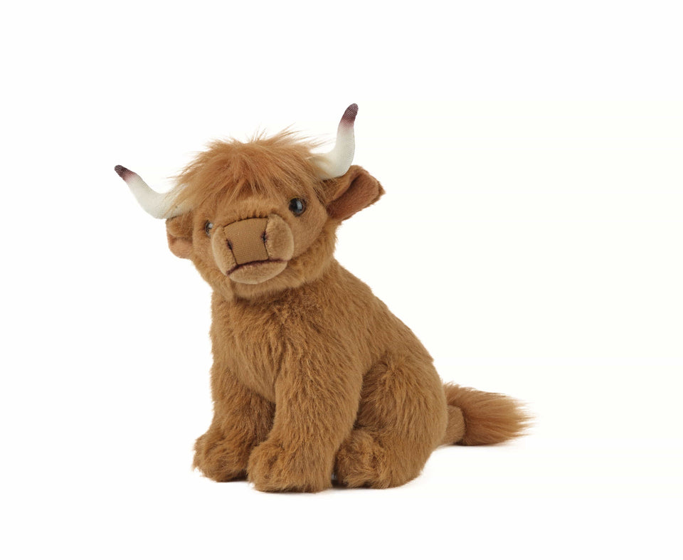 LIVING NATURE HIGHLAND COW SOFT CUDDLY PLUSH TOY