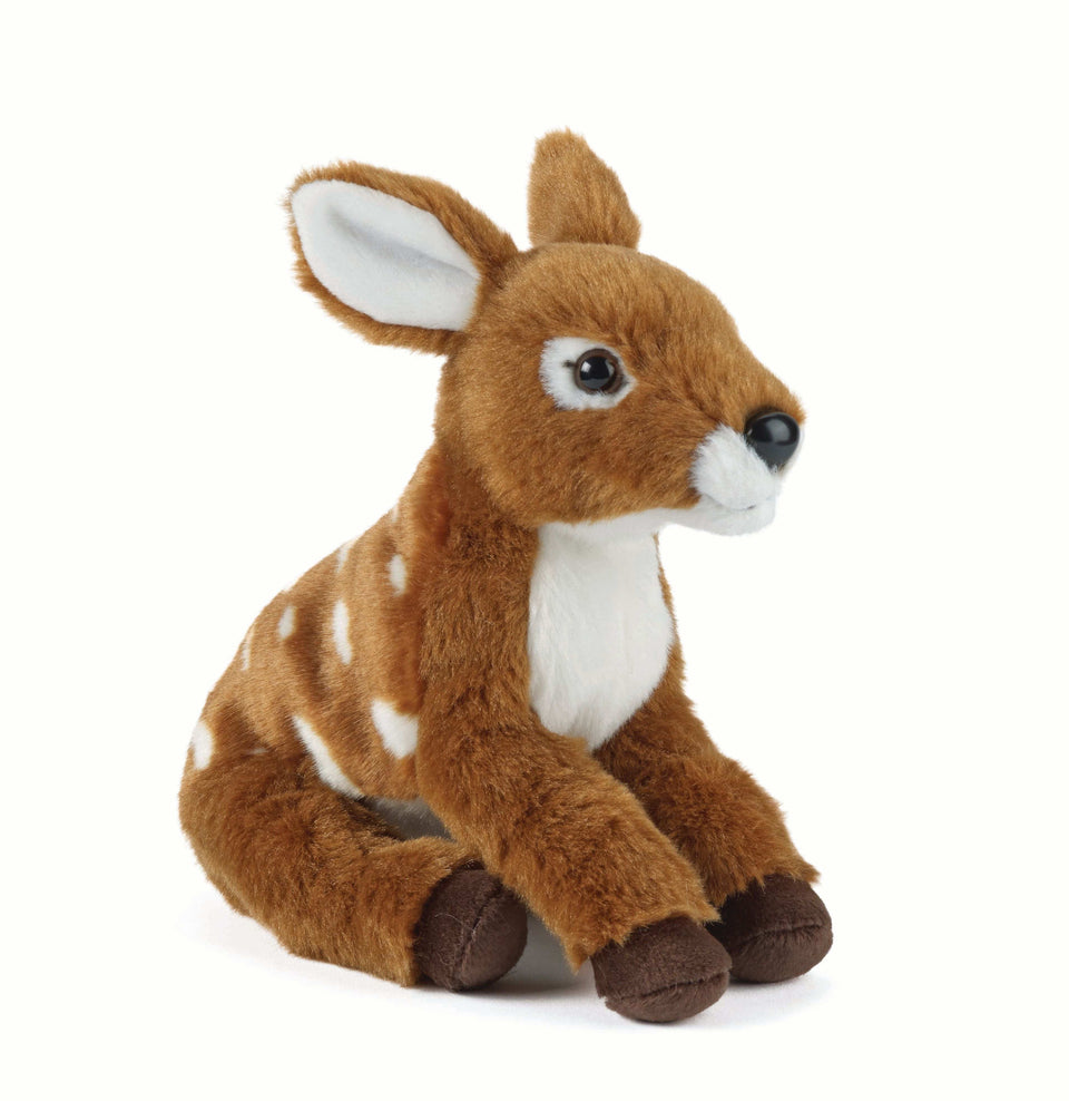 LIVING NATURE FAWN DEER CUDDLY PLUSH SOFT TOY
