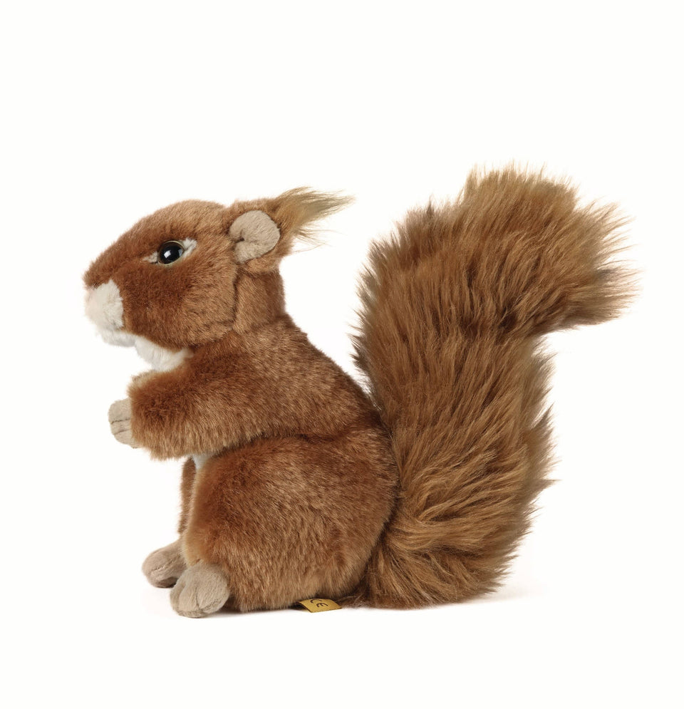 LIVING NATURE SQUIRREL PLUSH SOFT RED CUDDLY TOY TEDDY