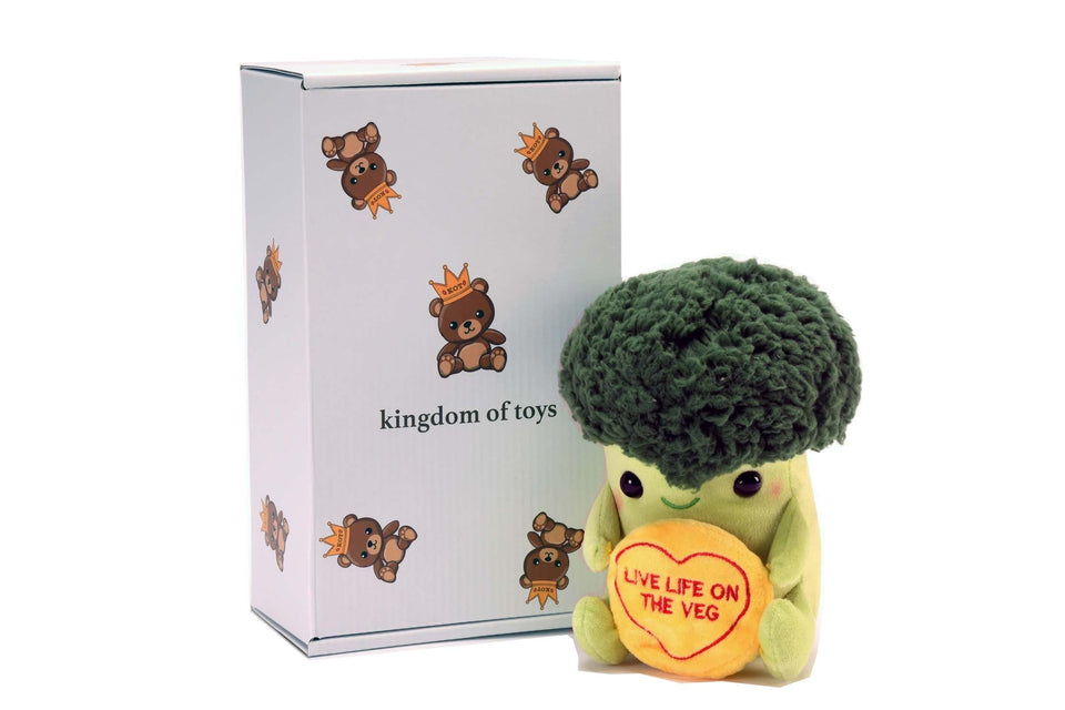 PLUSH BROCCOLI SOFT TOY WITH PREMIUM PACKAGING