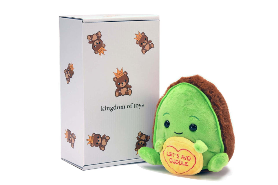 PLUSH AVOCADO SOFT TOY WITH PREMIUM PACKAGING