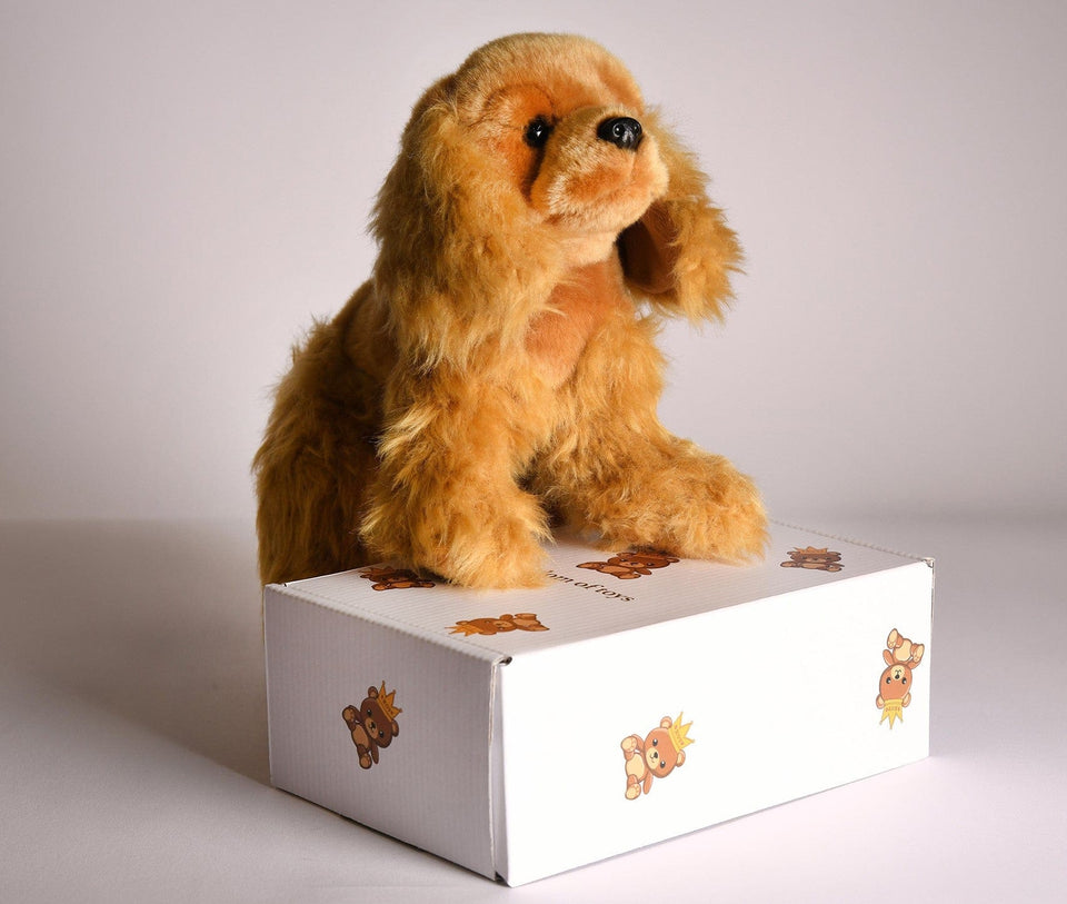 FAITHFUL FRIENDS COCKER SPANIEL DOG GOLDEN 12" CUDDLY SOFT PLUSH TOY